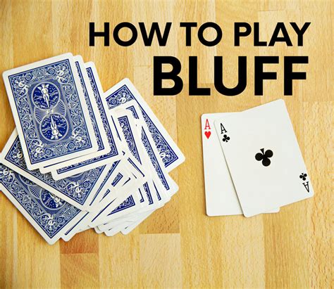 poker bluff card game